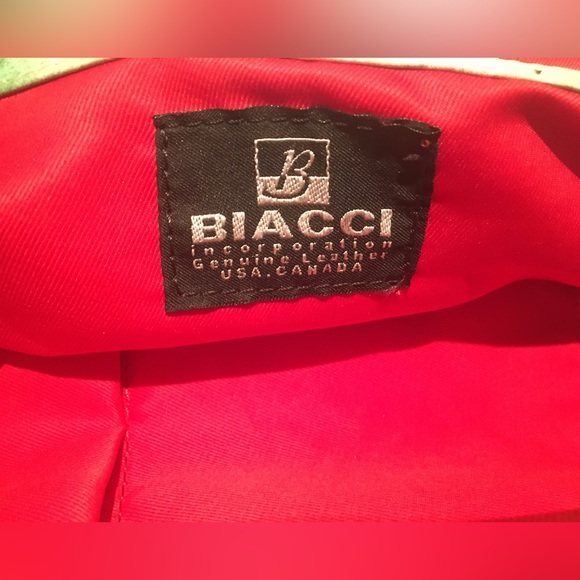 Biacci Hand Painted Handbag Authentic Designer Crossbody Purse - Picture 4 of 9